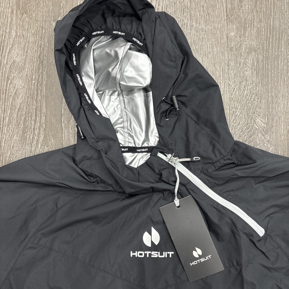 NWT HOTSUIT Sauna Suit Men's M Sweat Sauna Jacket Pants Gym Workout Sweat Suits - Picture 3 of 8